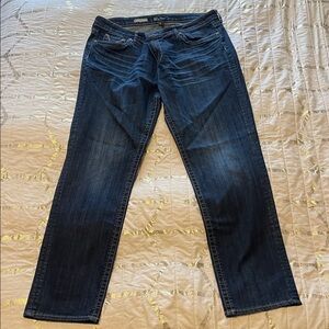 Kut from the Kloth Stevie Dark Blue Straight Leg Jeans